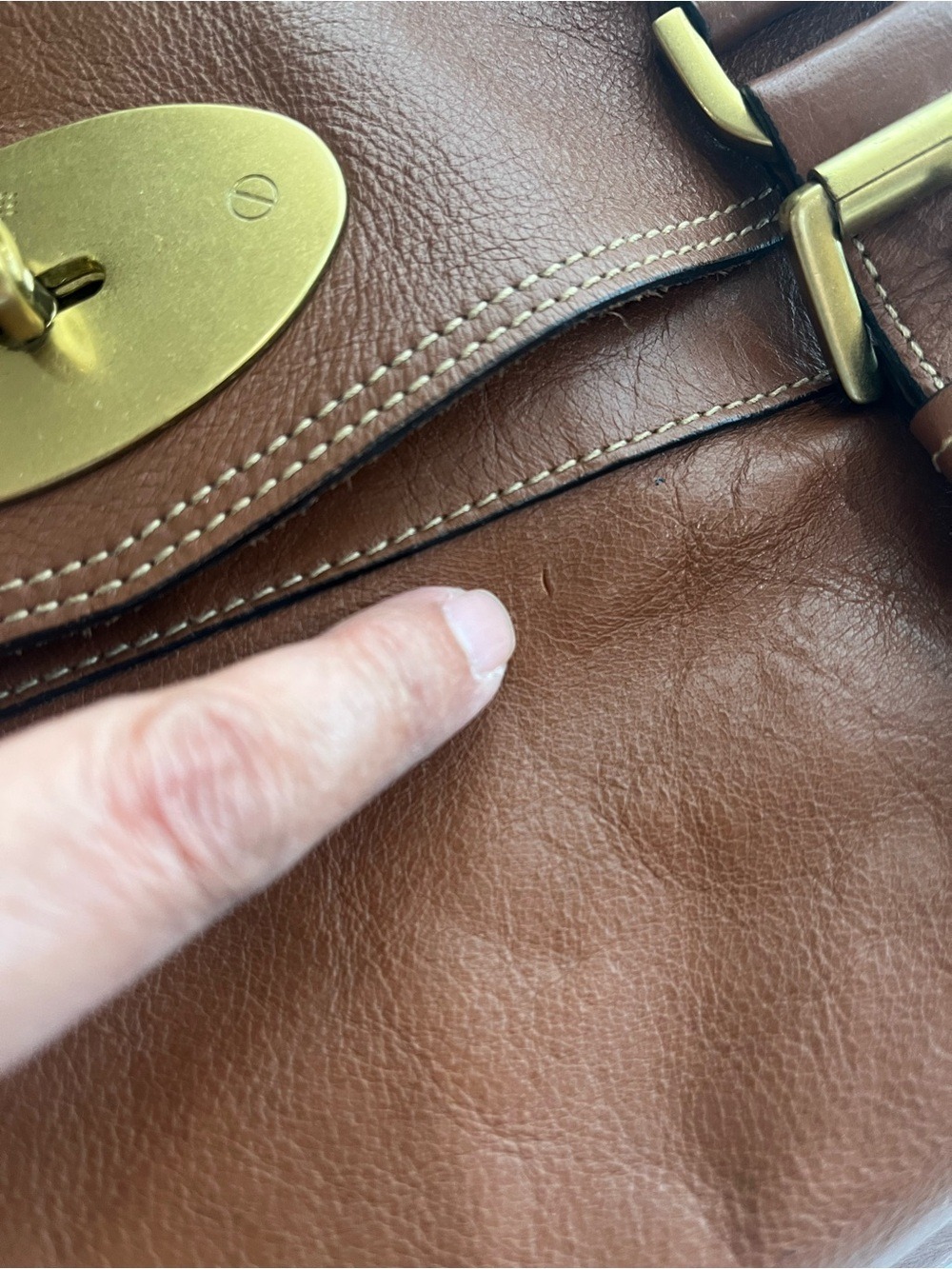 MULBERRY IN SOFT BUFFALO OAK LEATHER ALEXA - Picture 14 of 16